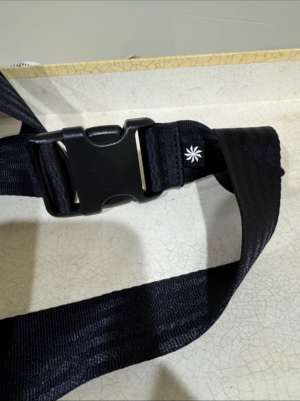 Athleta Glossy Black Sling Belt Bag - Picture 5 of 5